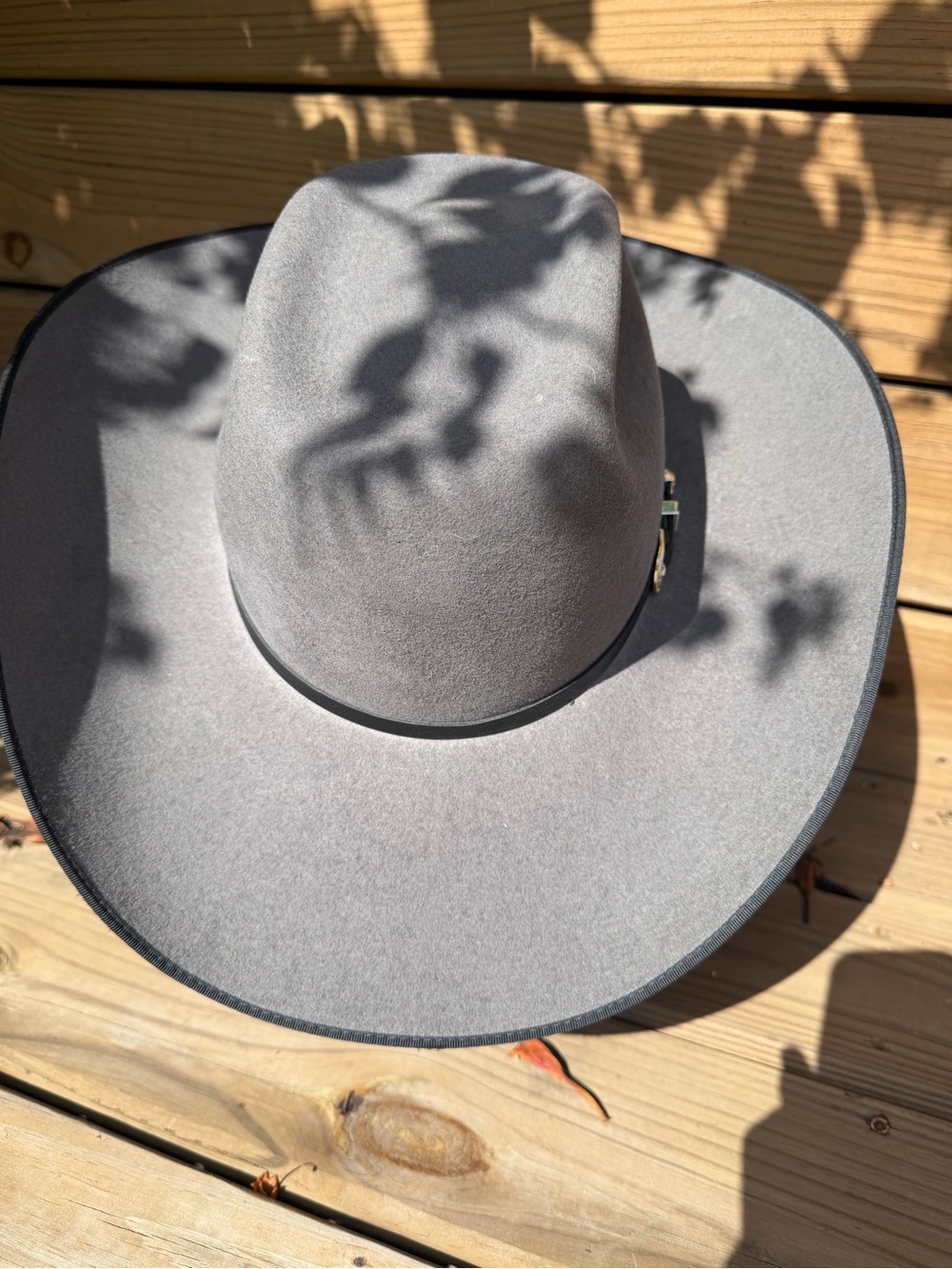 Vintage Resistol 4X Beaver Silverbelly Western Cowboy Hat Size 7 1/4